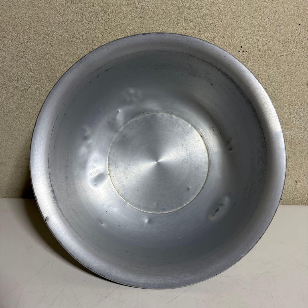 長期保管品 アルミ洗面器 5セット 昭和レトロ エイジング ビンテージ タライ