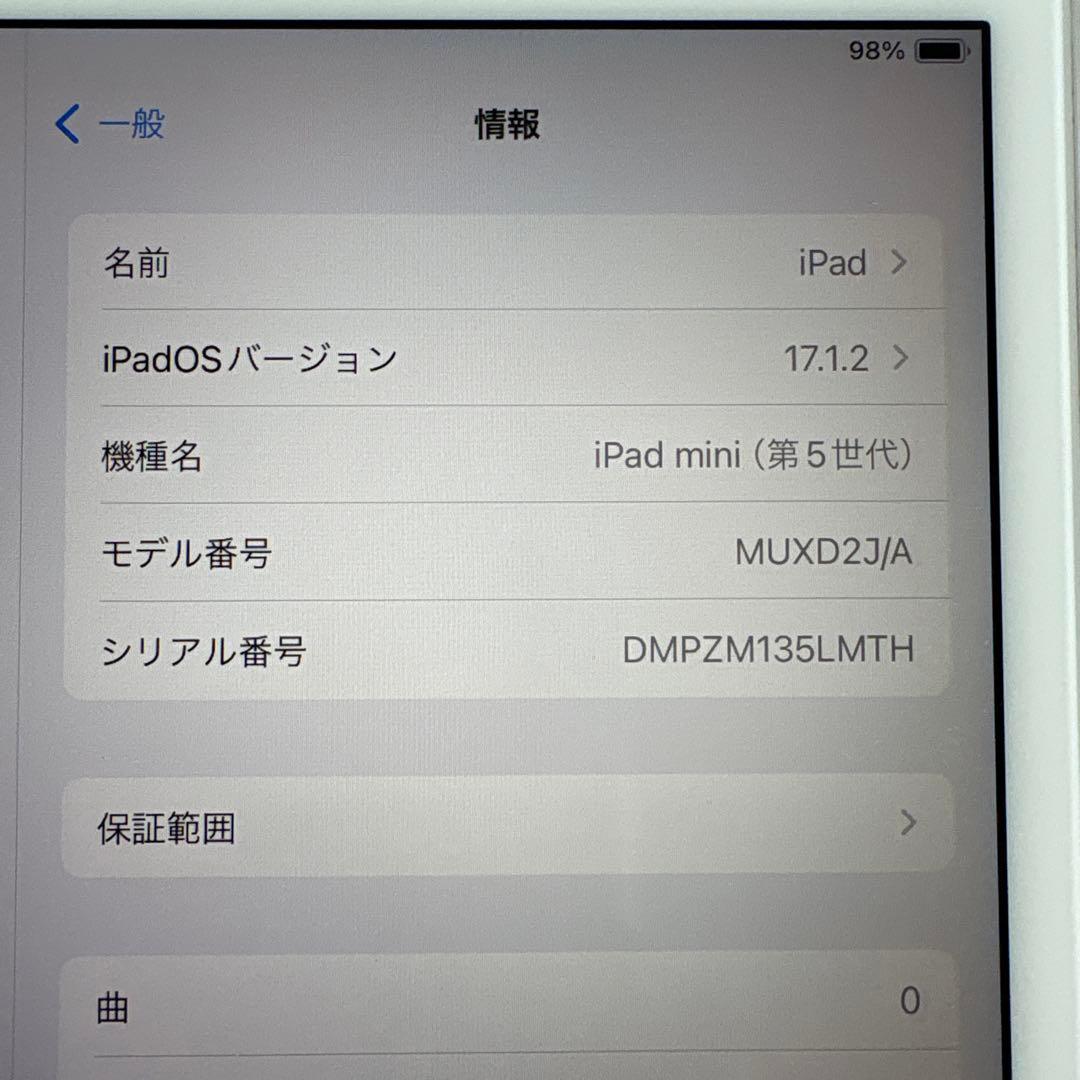 iPad mini5 Wi-Fi+Cellular モデル 256GB