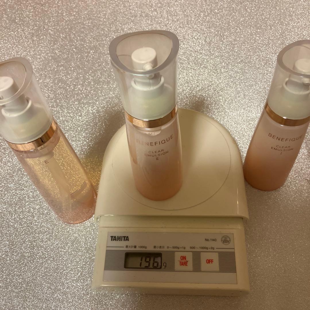 資生堂ベネフィーククリアローション3化粧水クリアエマルジョン2乳液