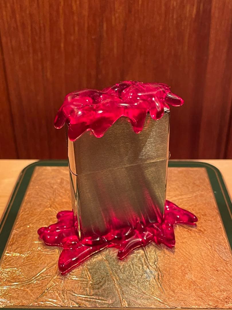 ZIPPO 1975 ジッポー　ベネチアングラス　ヴィンテージ アート　工芸品