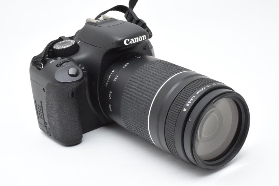 美品 Canon キャノン EOS KISS X4 本体 ＋ 75-300mm