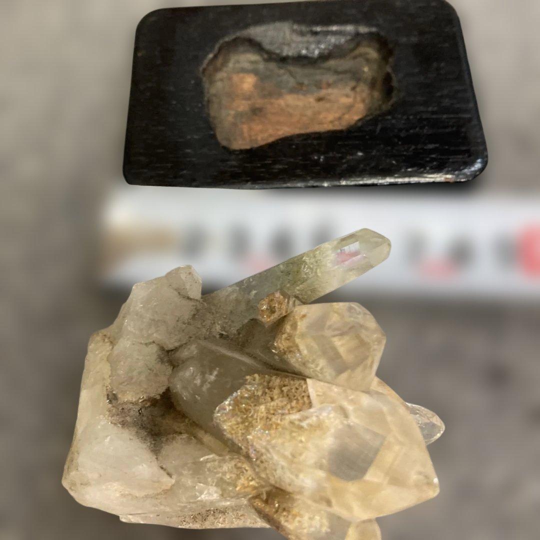 天然石クゥオーツお着物　水晶