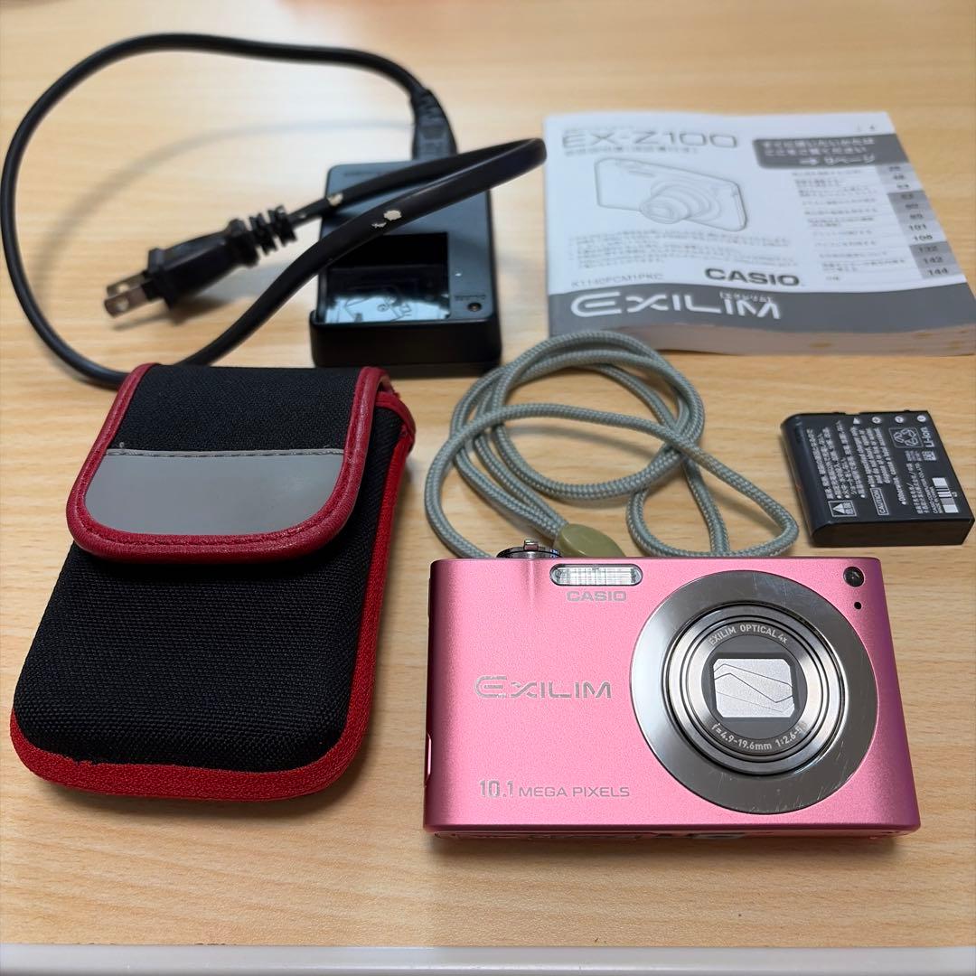 CASIO EXILIM 10.1メガピクセル ピンク