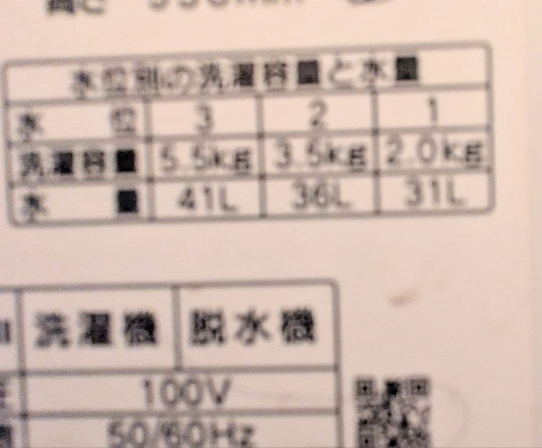 3/15迄　直接取引　お得！　二槽式洗濯機　日立　PS55AS2　2019年製