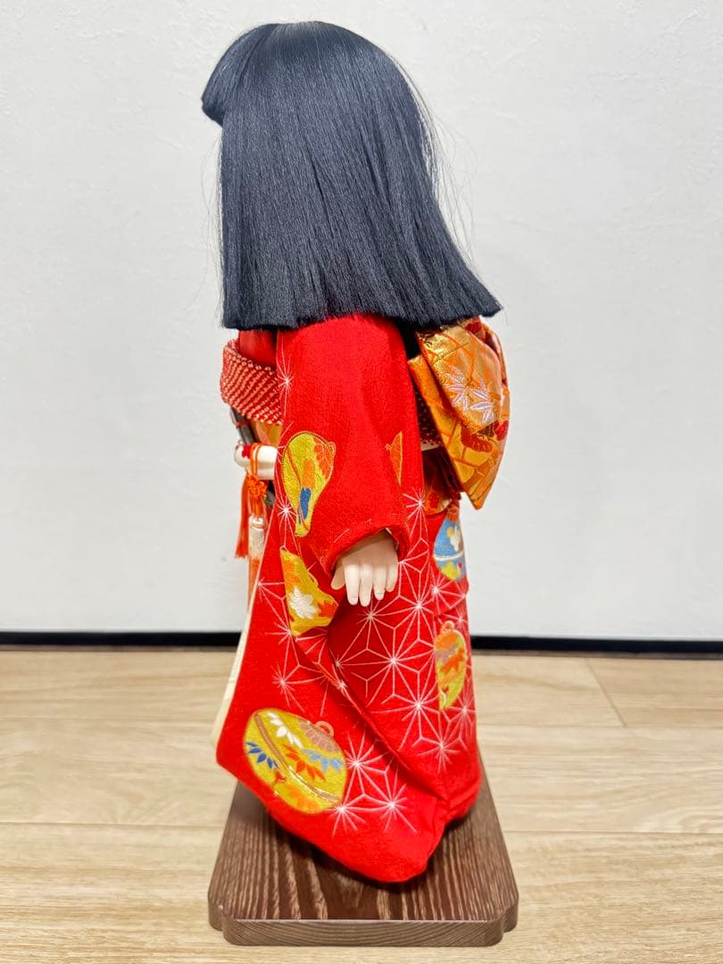 元賀章介作　市松人形　超美品　高級市松人形
