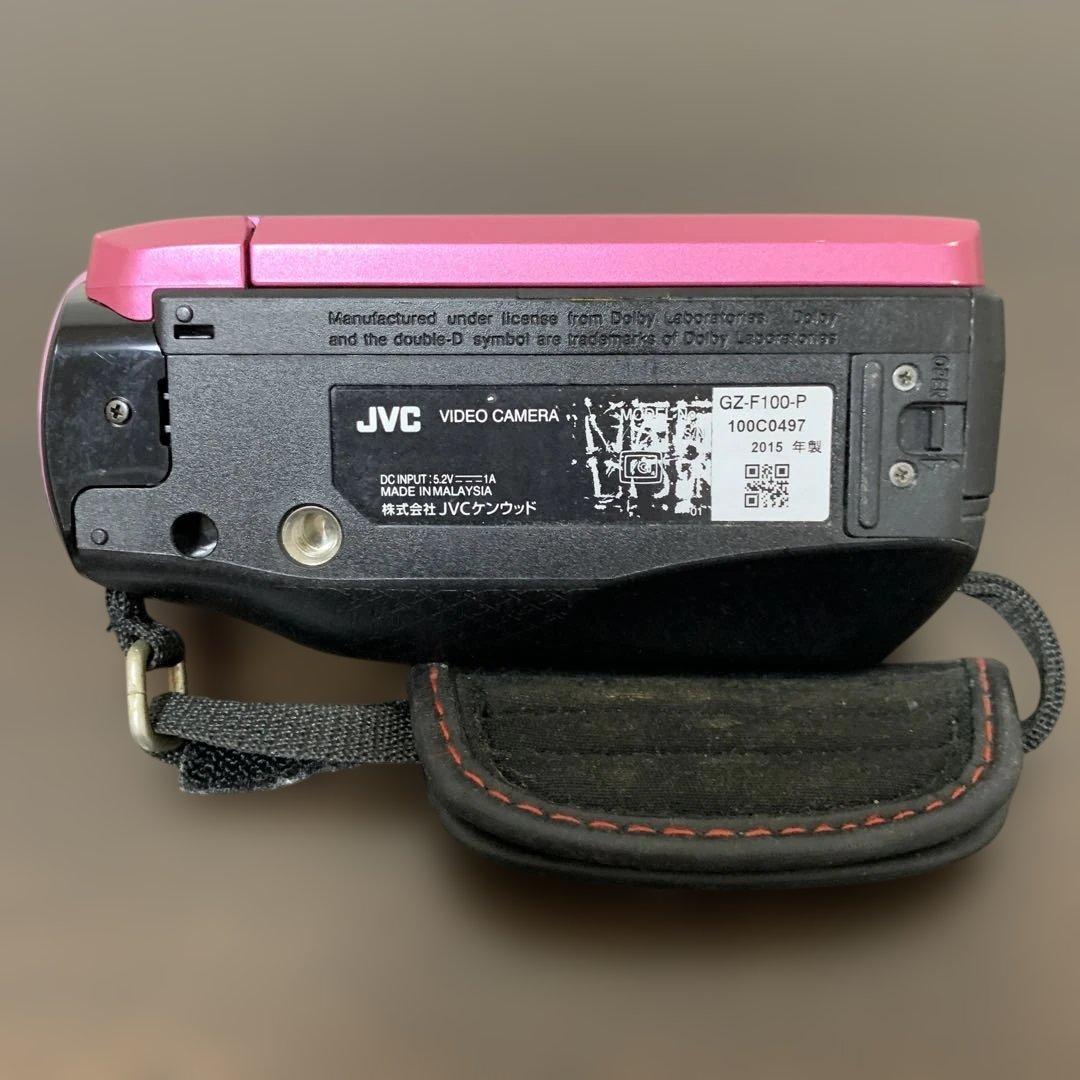 JVC GZ-F100 ピンク32GB 防水 60倍ズーム