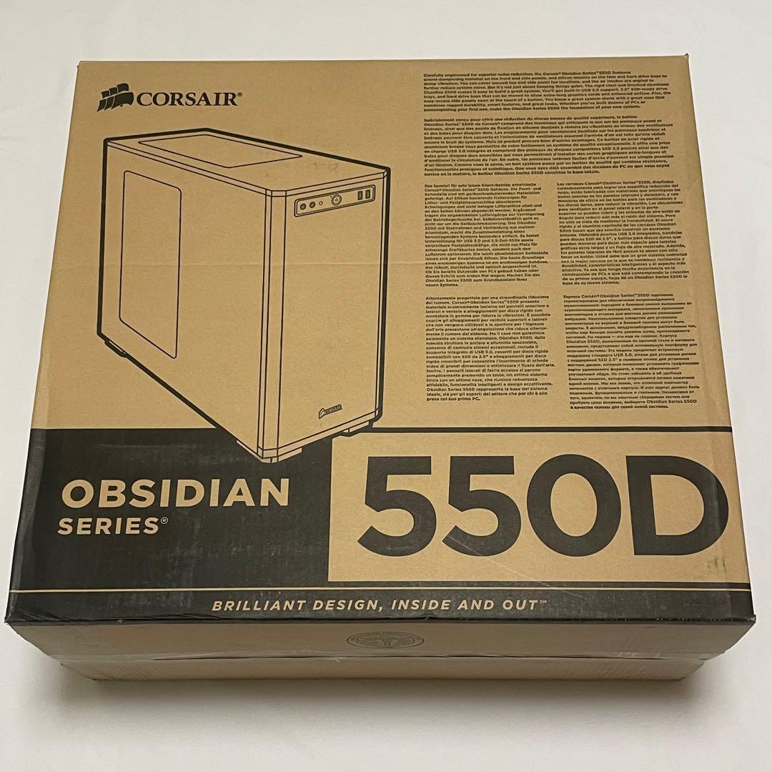 CORSAIR コルセア ミドルタワーPCケース OBSIDIAN 550D