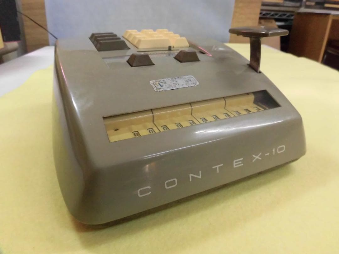 CONTEX-10　手動計算機 ジャンク品？ インテリア アンティーク