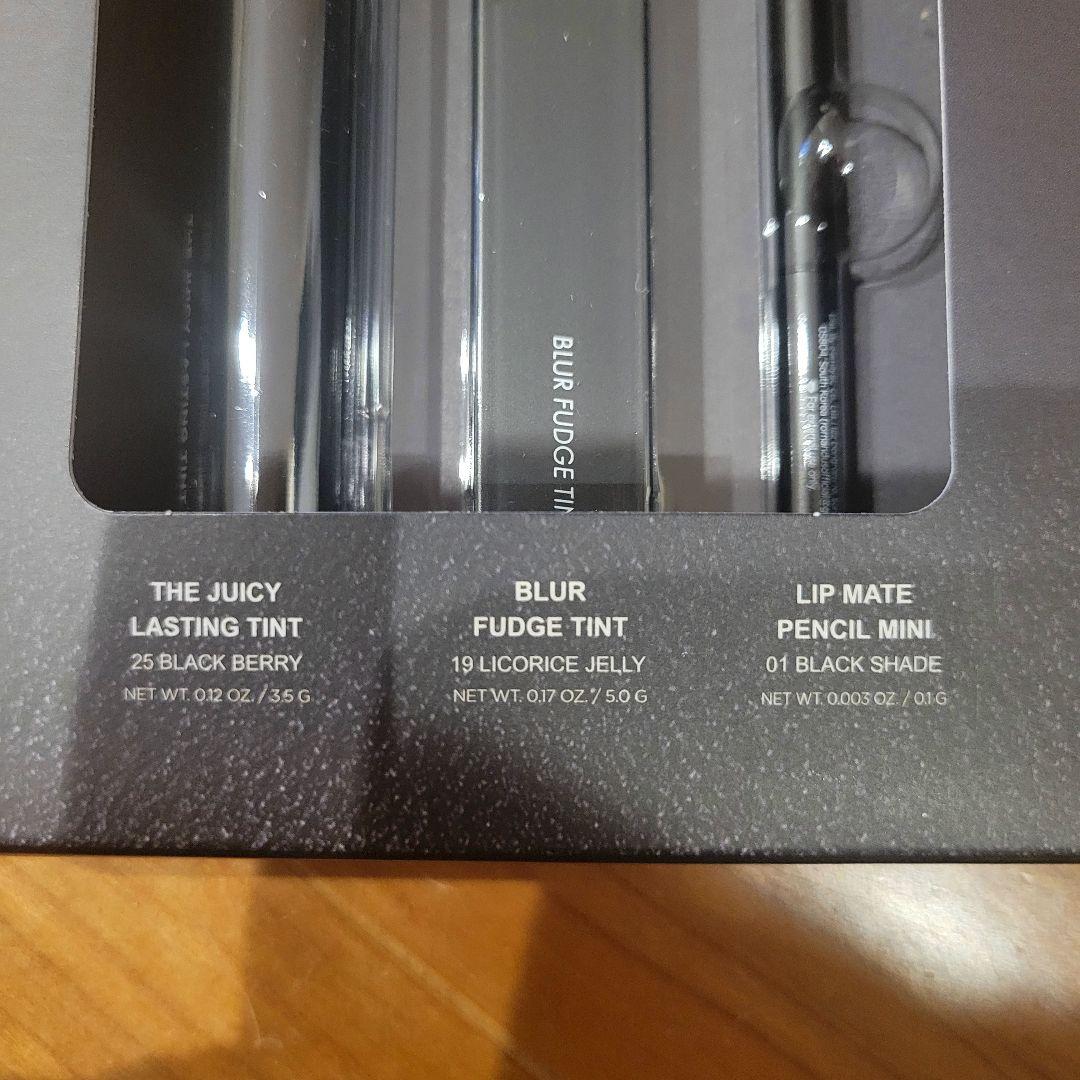 【新品未使用】ロムアンド　ブラックリップトリオ