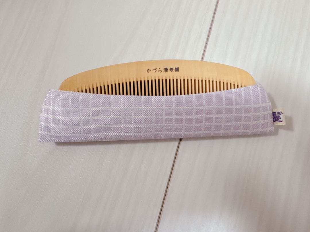 【新品　未開封】かづら清老舗　つげ櫛　解き櫛