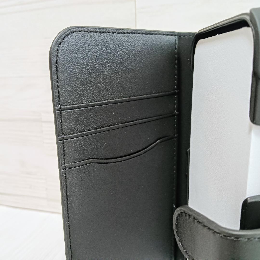 【未使用】COACH iPhone 12/12 pro 手帳型ケース ブラック