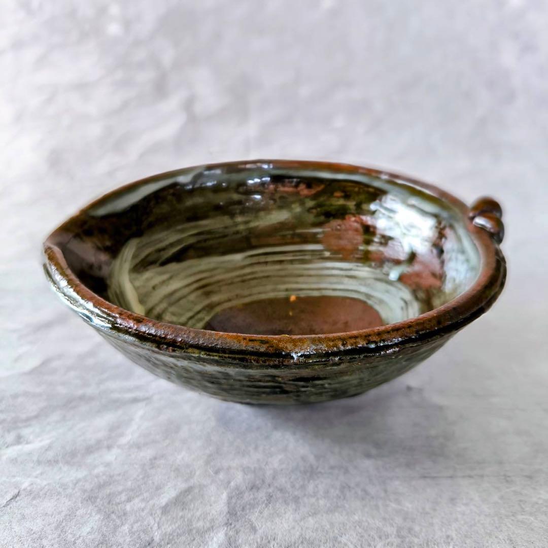 【新品未使用】蕪片口小鉢　手作り陶器ボウル