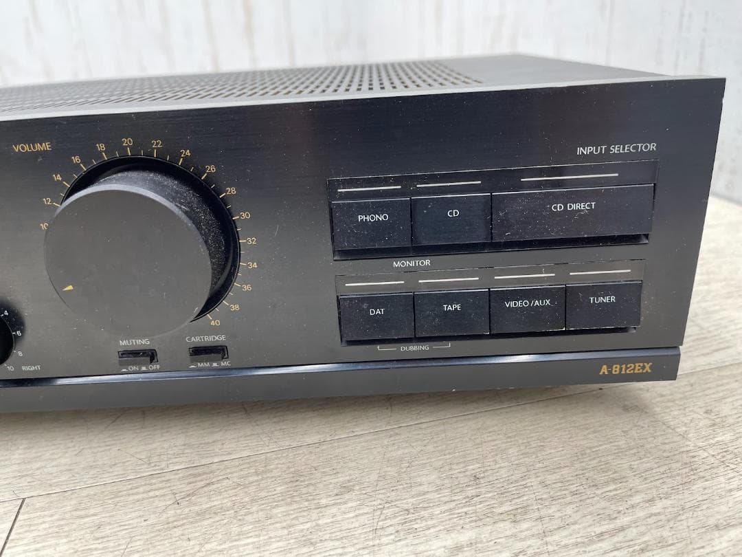 オンキョー プリメインアンプ A-812EX 動作確認済 取説 オーディオ機器