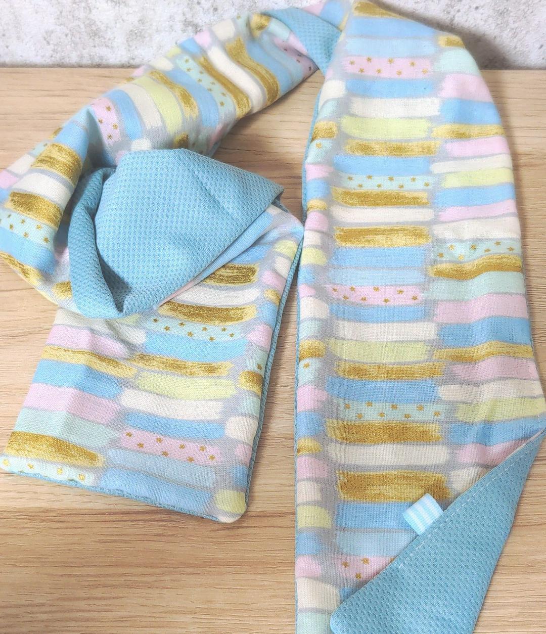 専用❤みかん♥ひんやり冷感★ガーゼタオル♥マステ柄…ブルー系