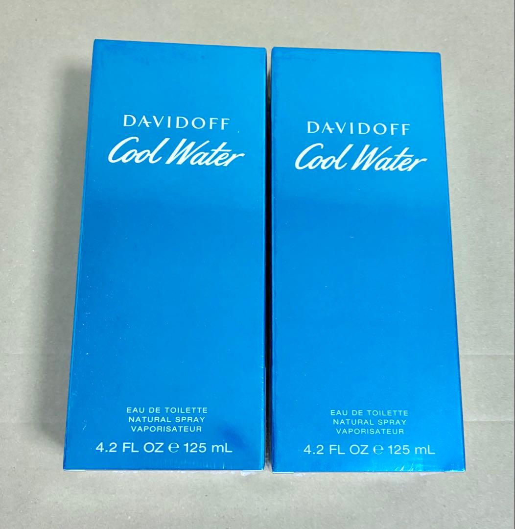 ★新品★ ダビドフ クールウォーター EDT 125ml ×2本★送料０！