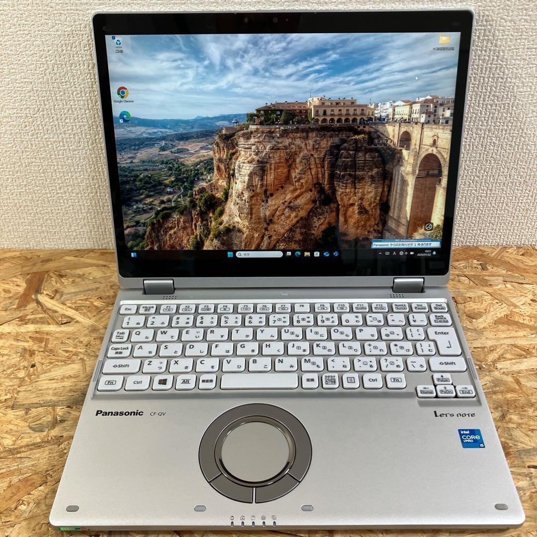 Let's note CF-QV1 第11世代 軽量2in1 ノートPC