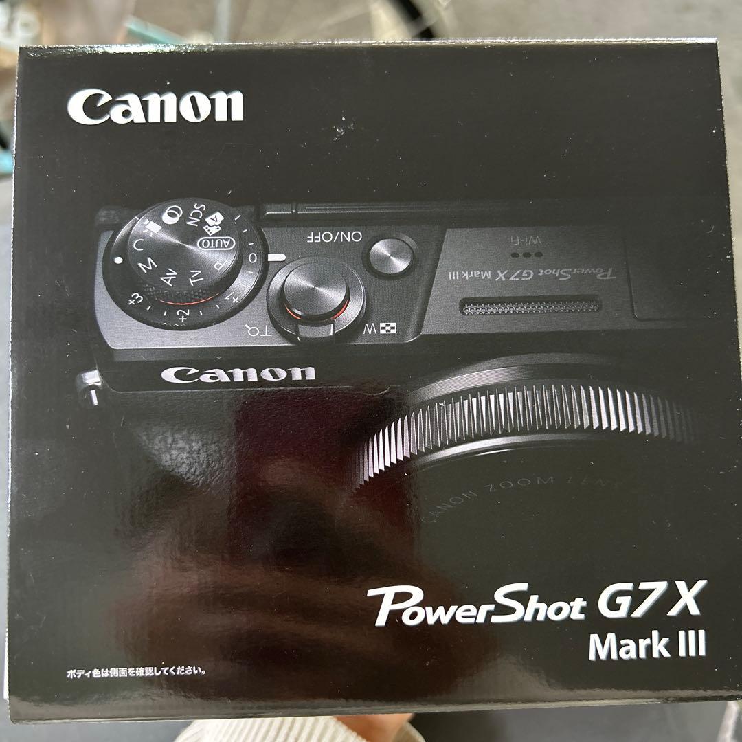 【新品未使用】Canon PowerShot G7X Mark Ⅲ ブラック