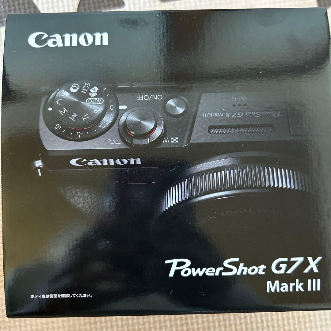 【新品未使用】Canon PowerShot G7X Mark Ⅲ ブラック