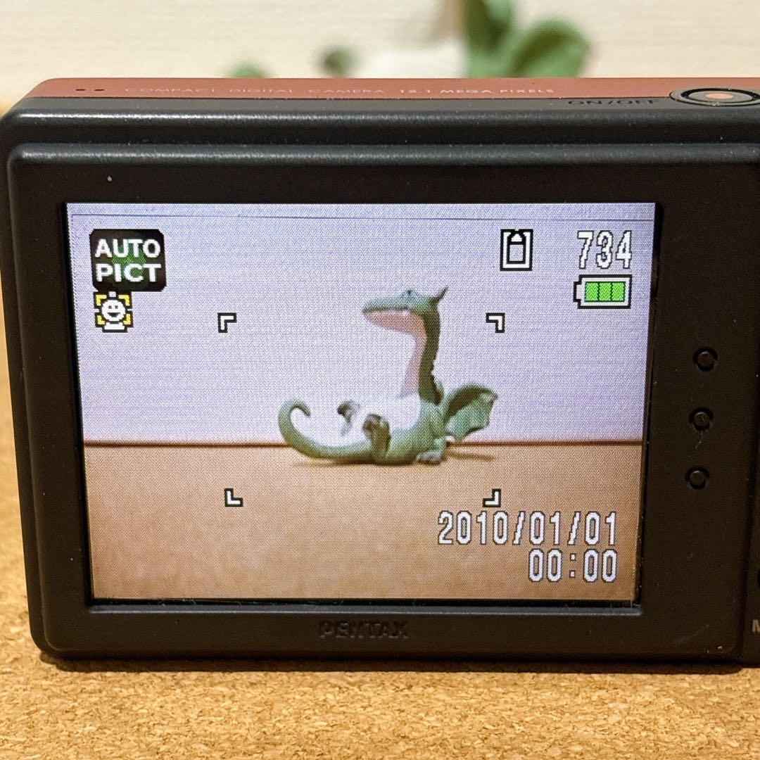 美品 PENTAX Optio H90 オレンジ シルバー　可愛すぎるコンデジ