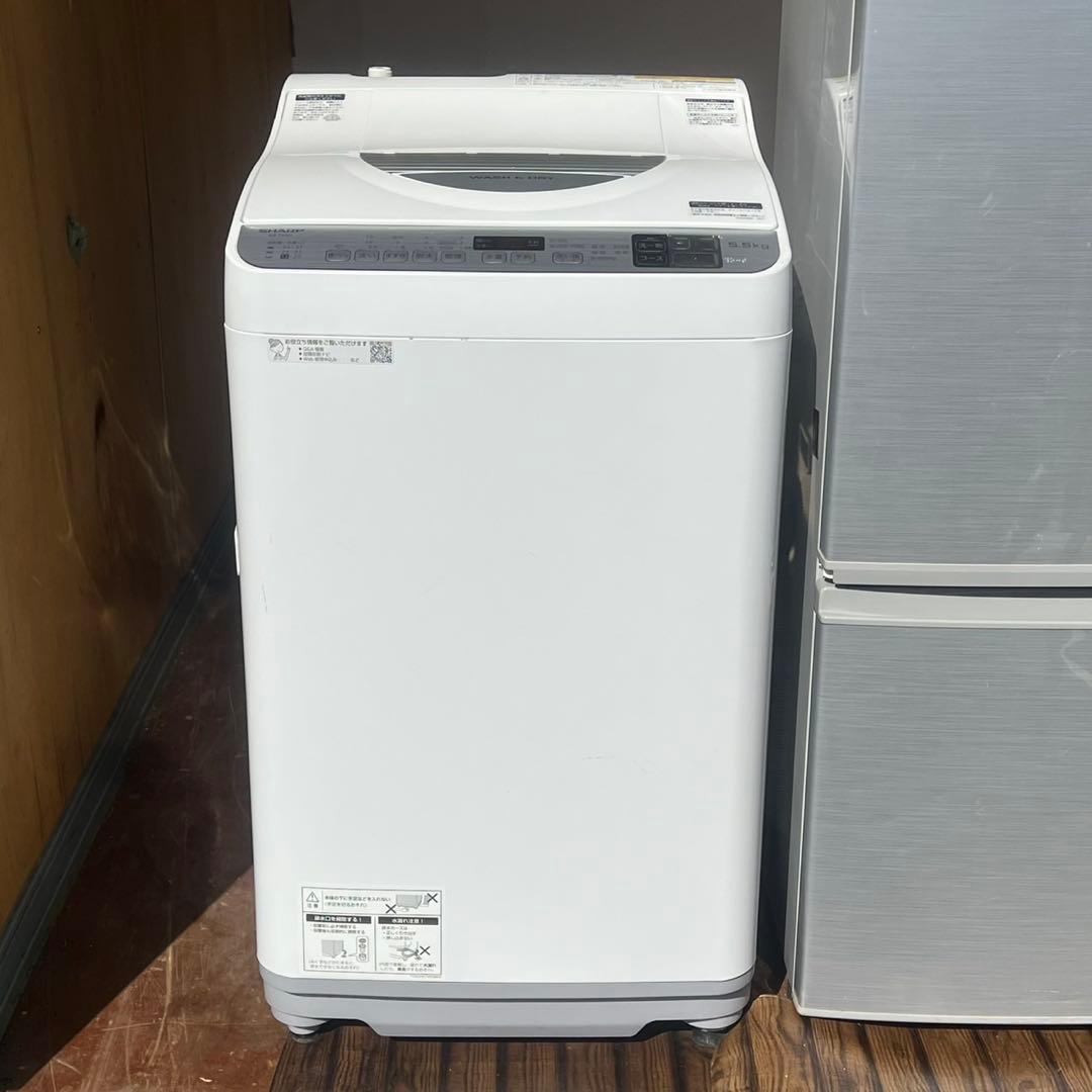 配送設置無料　SHARP 冷蔵庫167L洗濯機5.5kgセット　大容量　乾燥付き