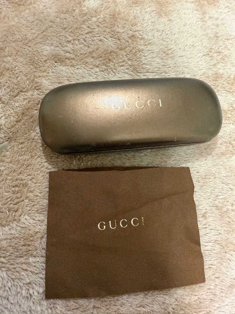 GUCCI クリアフレーム メガネ(度あり)