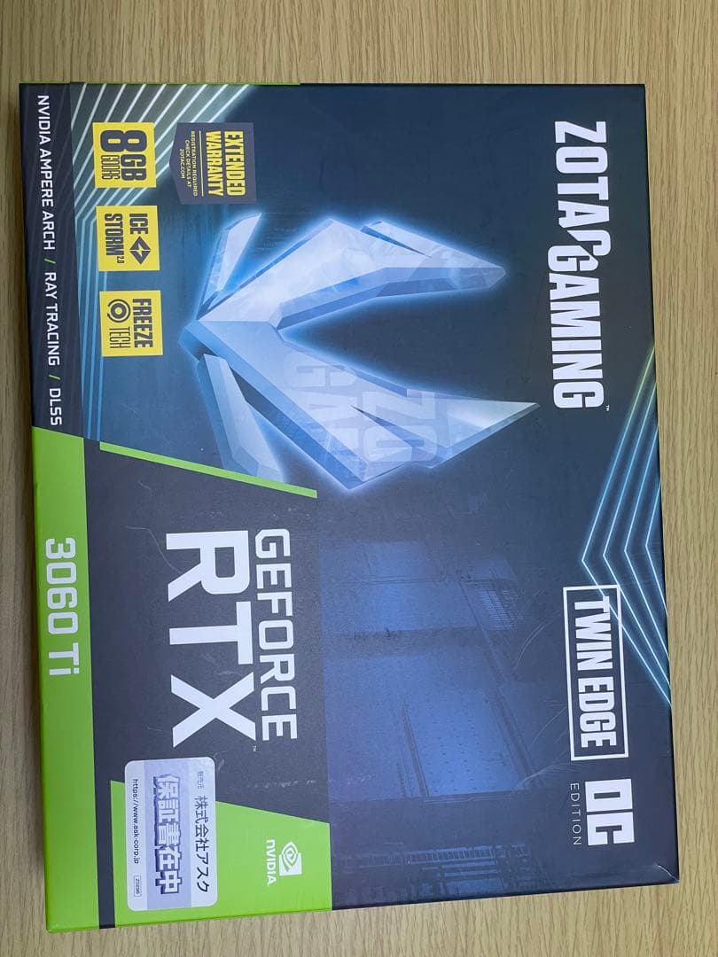 グラフィックボード・グラボ・ビデオカード ZOTAC GEFORCE RTX 3060 TI TWIN EDGE OC