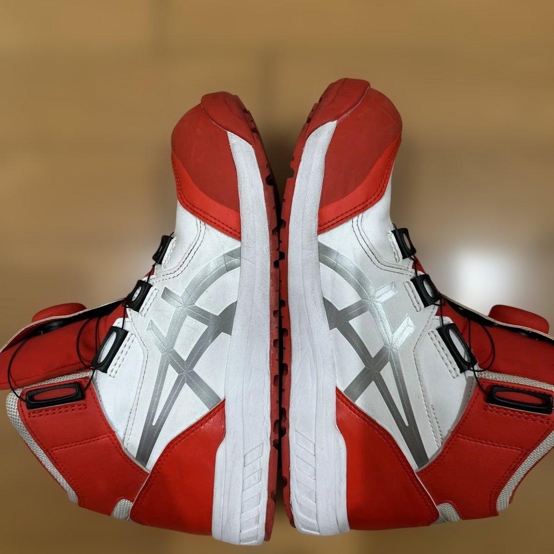 asics CP304BOA安全靴 赤/白限定色
