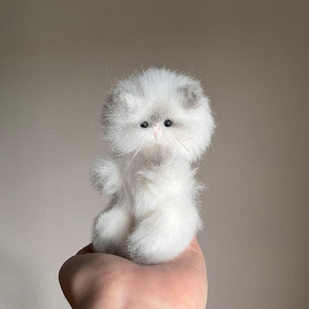 ふわラグドール　ねこ　ハンドメイド　ぬいぐるみ　作家　テディベア　アートドール