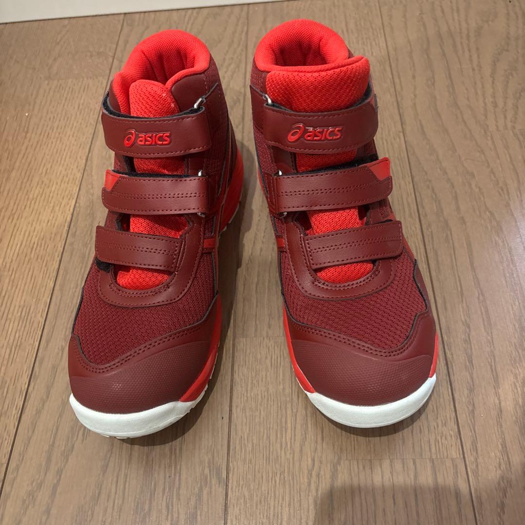 asics ハイカット安全靴 レッド