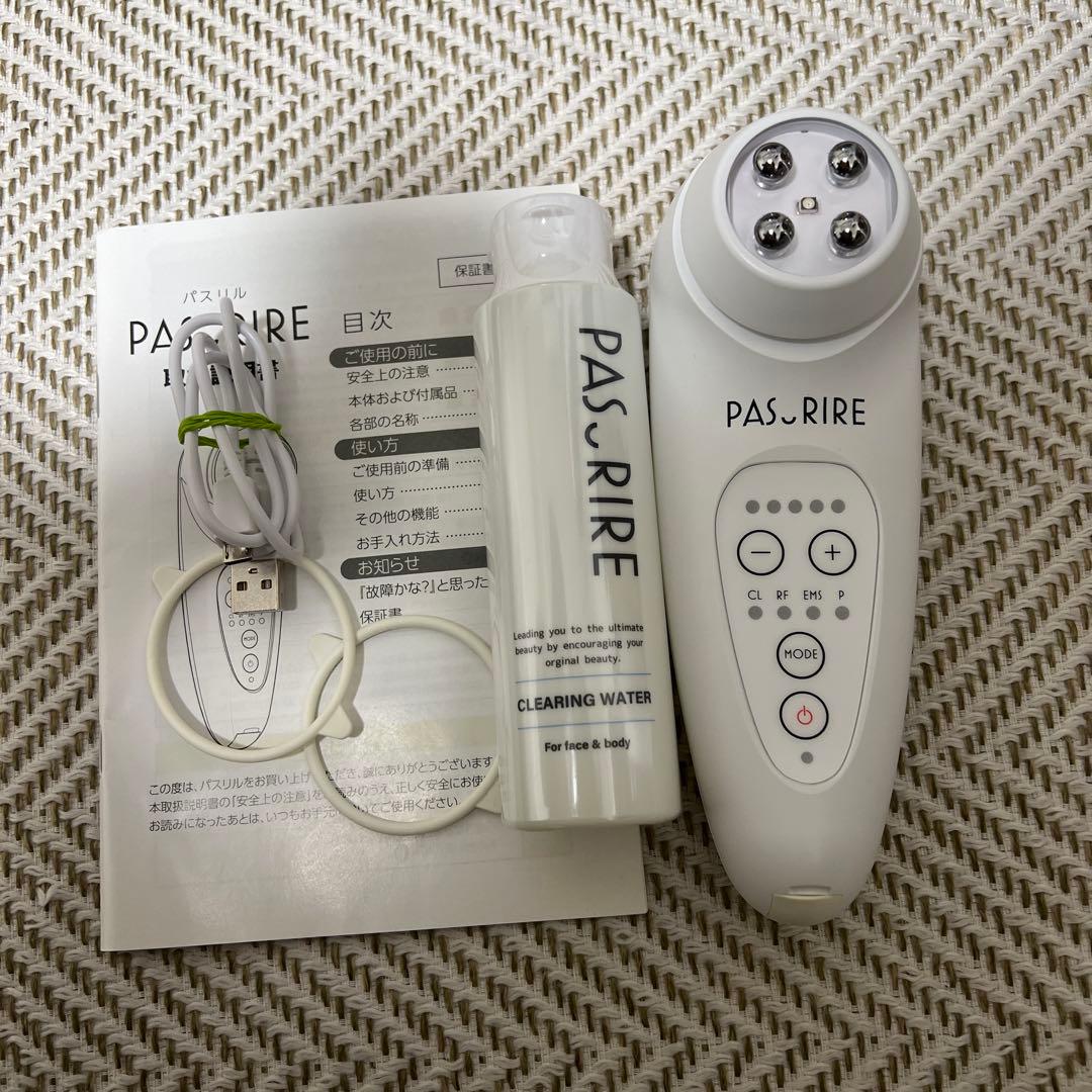 PAS・RIRE 美顔器 EMS RF機能付き　定価15万