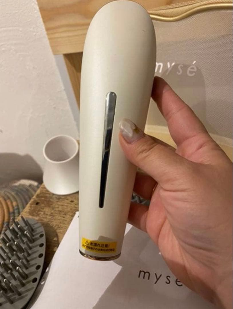 mysé 美顔器 ホワイト ゴールド 収納ケース付き