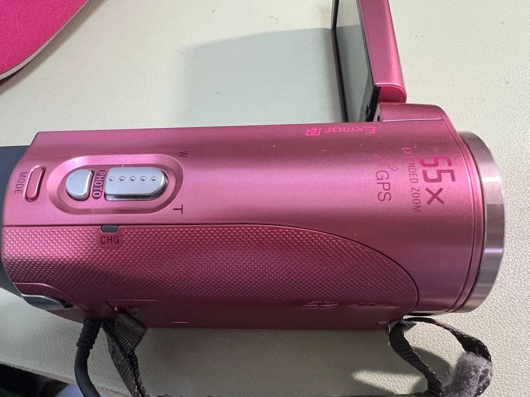 SONY HDR-CX270V ハンディカム ピンク 動作確認済 バッテリー2個