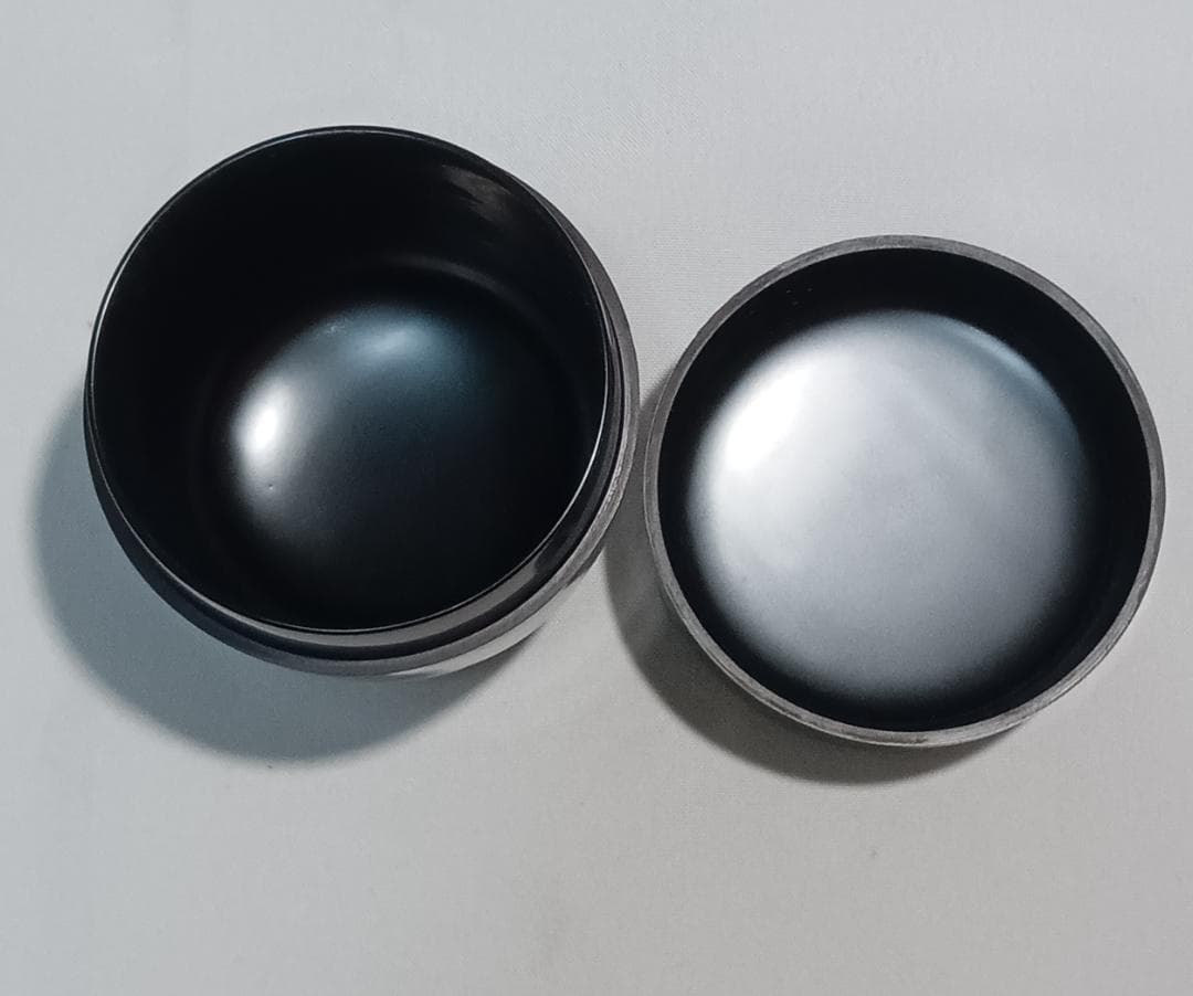 茶道具　輪島塗　高崎秋峰作　黒漆塗銀杏蒔絵棗　骨董　美品！！