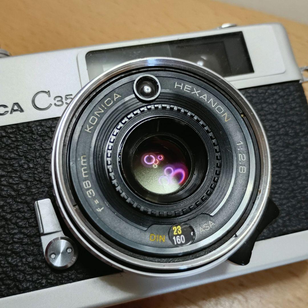 フィルムカメラ【完動品】コニカC35 芦田愛菜カメラ