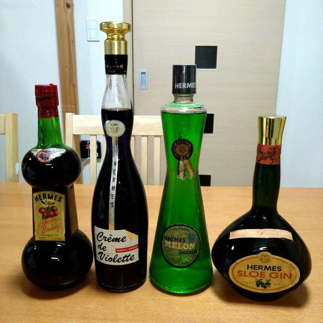 ◆ヘルメス◆クレーム•ド•バイオレット◆メロン◆チェリーブランデー◆スロー ジン