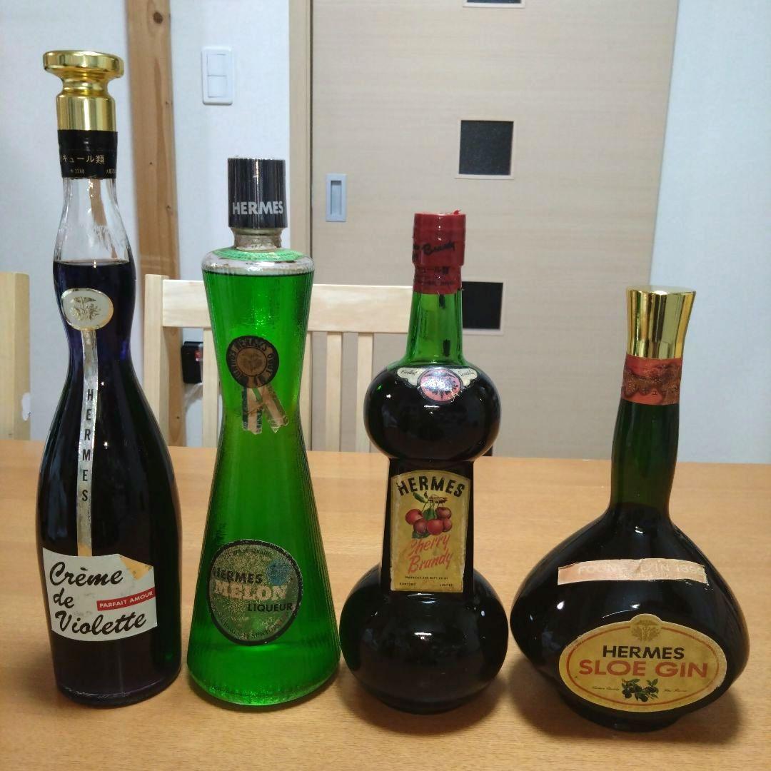 ◆ヘルメス◆クレーム•ド•バイオレット◆メロン◆チェリーブランデー◆スロー ジン