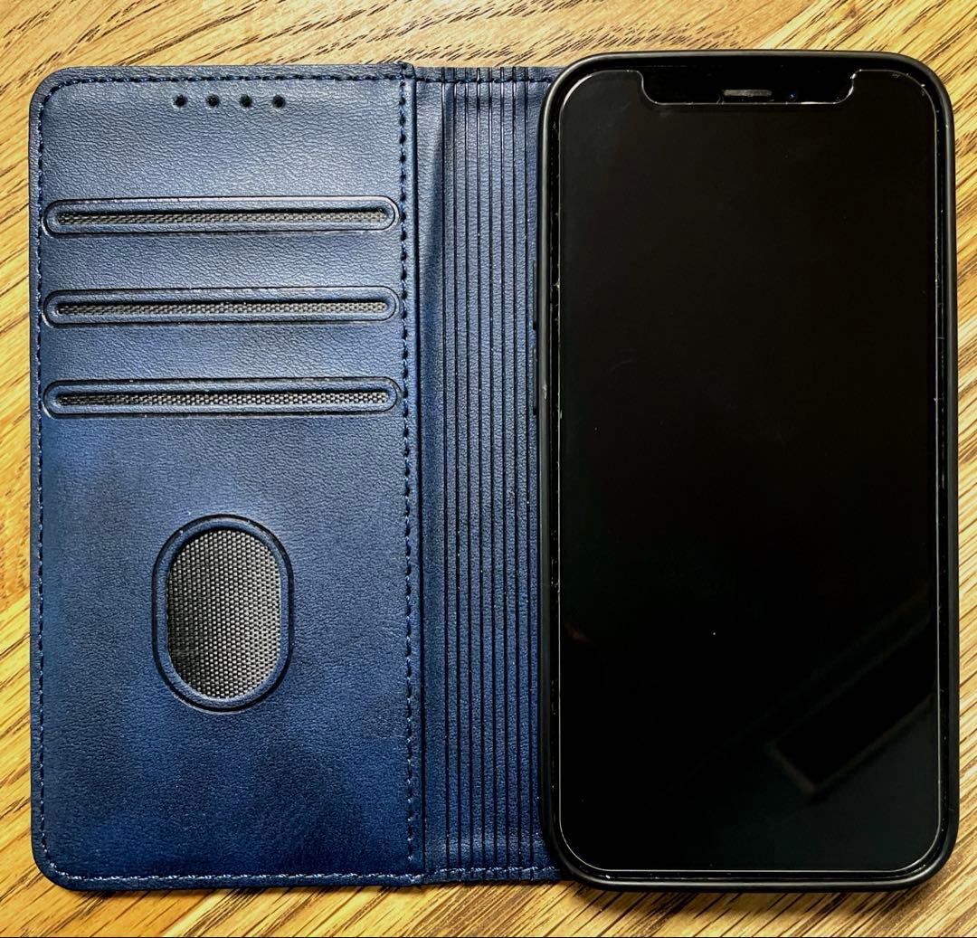 超美品iPhone 12mini 64GB Simフリー レザーケース付き