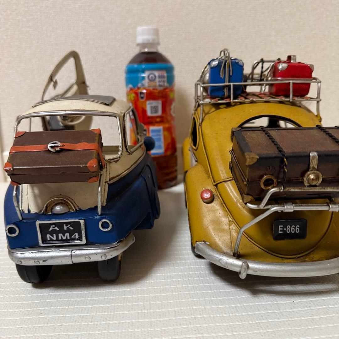 【ブリキ製】フォルクスワーゲン ビートル & シトロエン 2CV