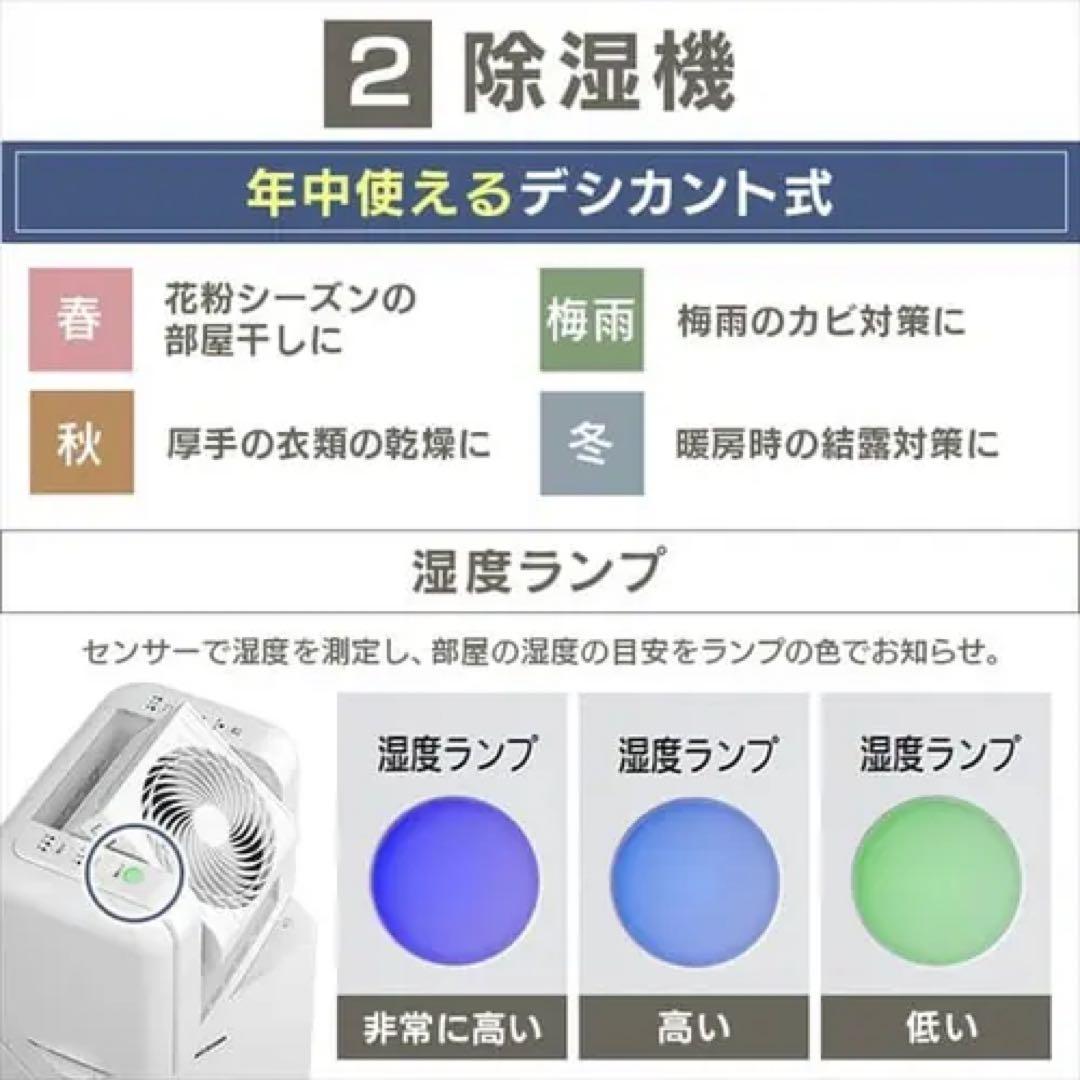 「大幅値下げ」【新品・未使用】IRIS OHYAMA 衣類乾燥除湿機 ホワイト