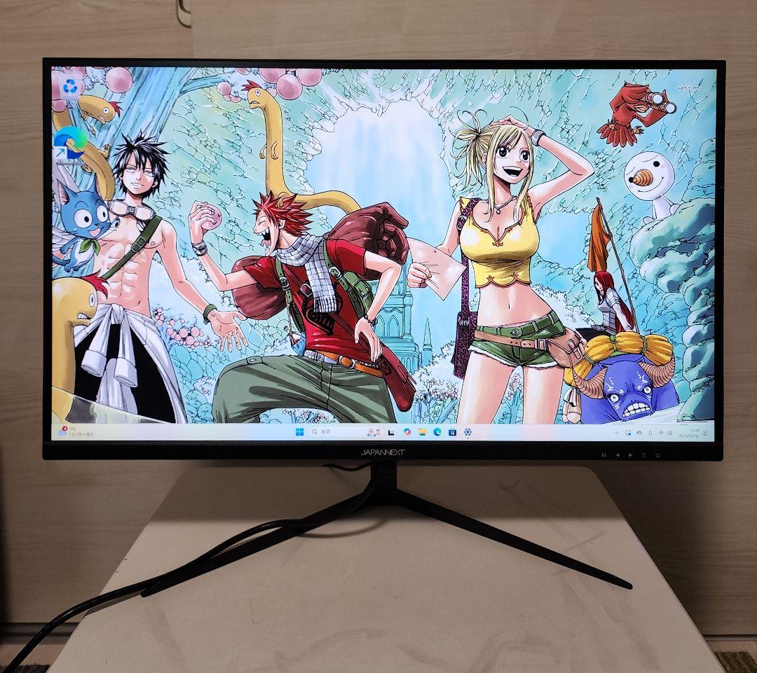 美品　JAPANNEXT 27型　IPS 240Hz対応ゲーミングモニター