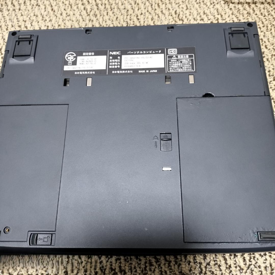 ★レトロ！★NECノートPC　PC-9821Nr15S14F ジャンク
