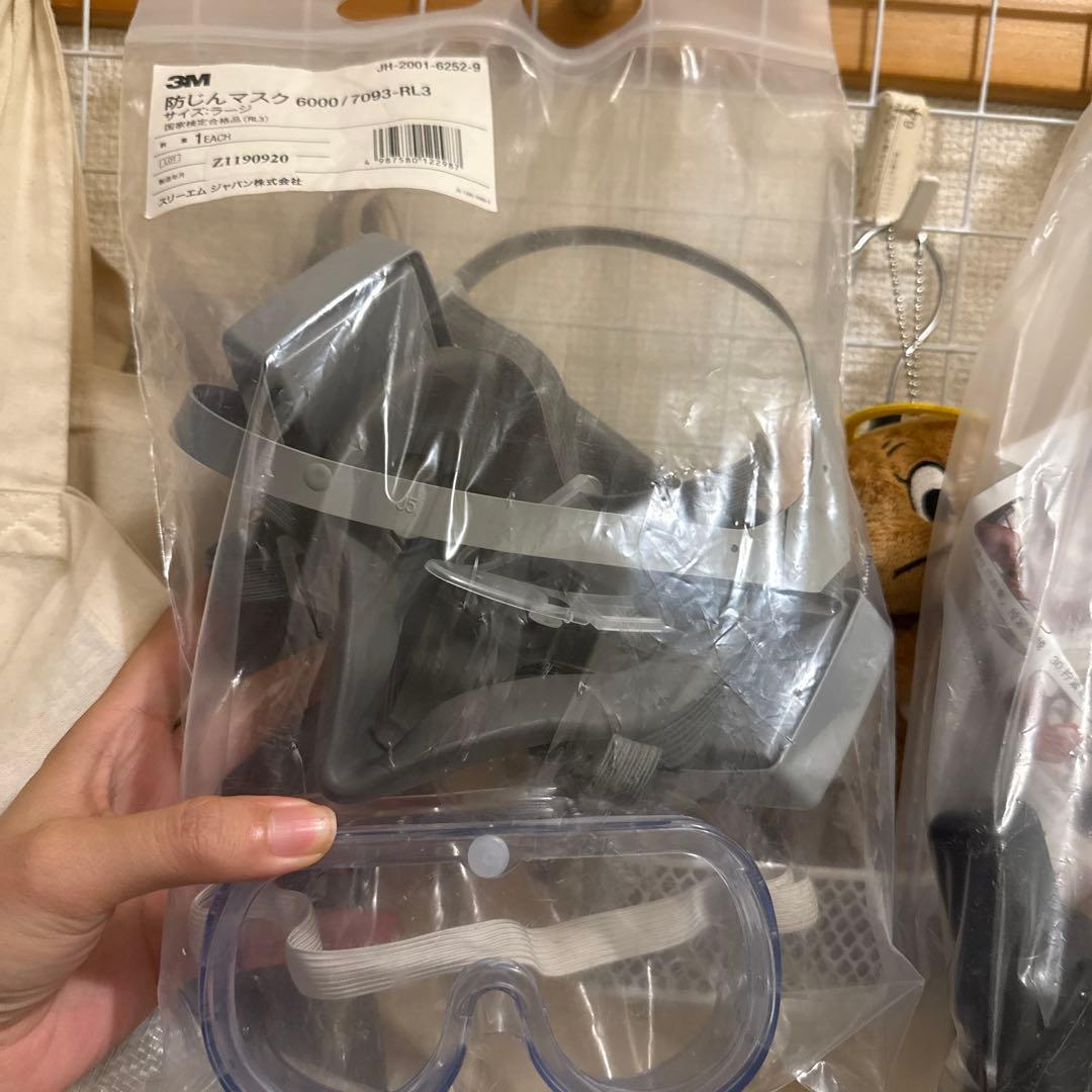 3M 防じんマスク 6000/7093-RL3 Lサイズ