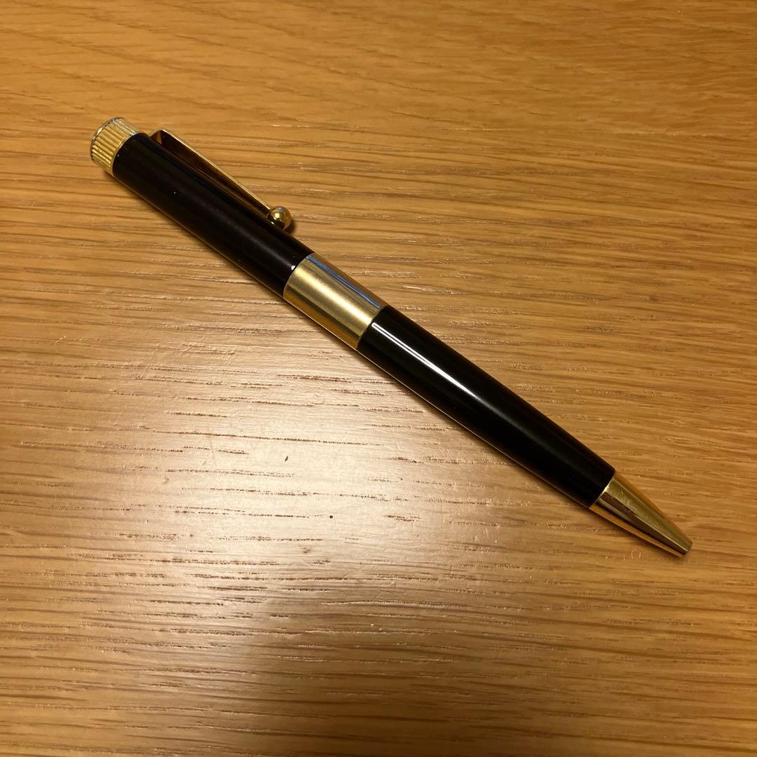 伊東屋 ROMEO No.3 細軸 ボールペン R-211 黒 箱付き 中古