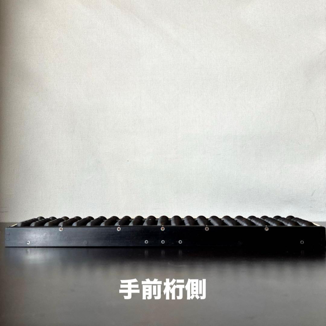 【奇跡のアンティークそろばん】さつまや昭和初期時代の総黒檀製最高級【藤木吉松作】