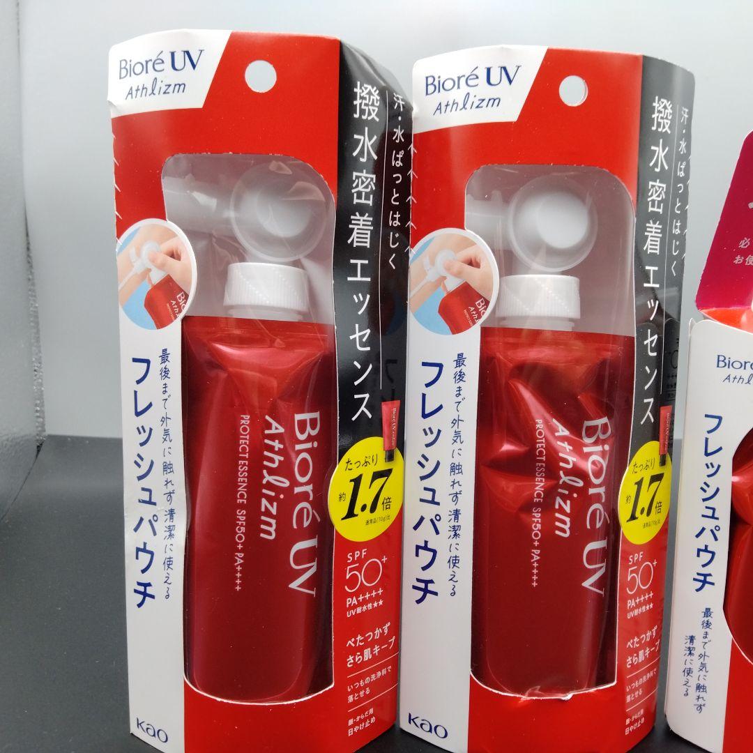 ビオレUV アスリズム プロテクトエッセンス フレッシュパウチ 120g　4個