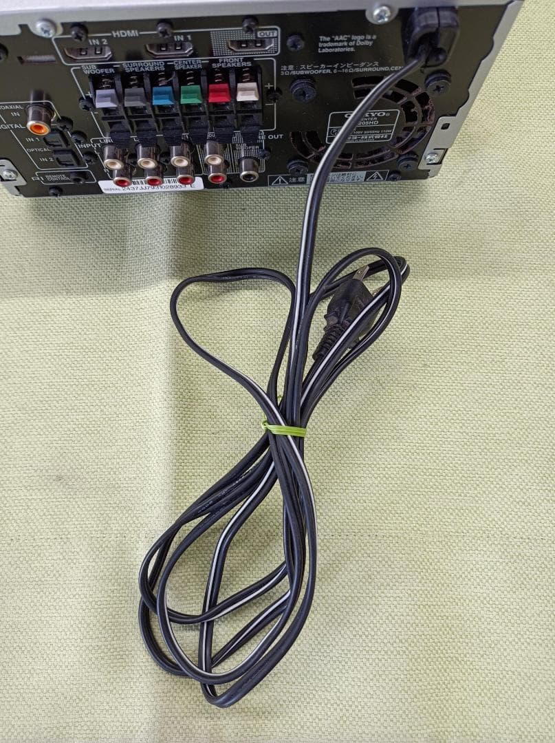 都《BWTVG》ONKYO　オンキョー　AVセンター　アンプ　SA-205HD