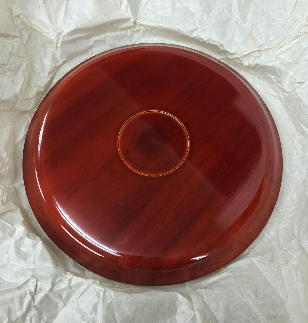 飛騨春慶 レトロ漆器盆 自宅保管品、美品