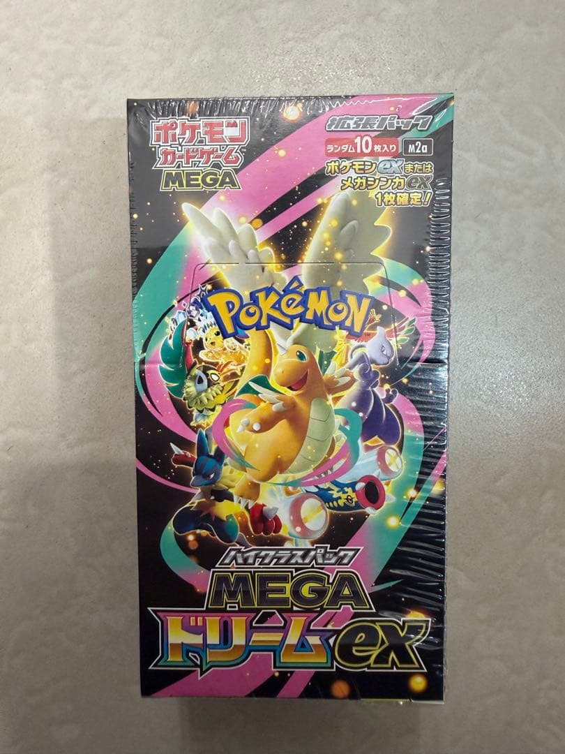 ポケモンカードゲーム MEGA ドリームEX 1ボックス （シュリンク付き）
