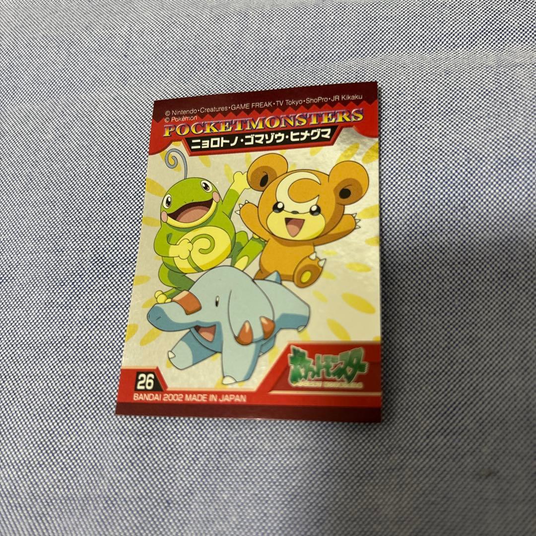 【希少】ニョロトノ・ゴマゾウ・ヒメグマ 2002 ポケモン