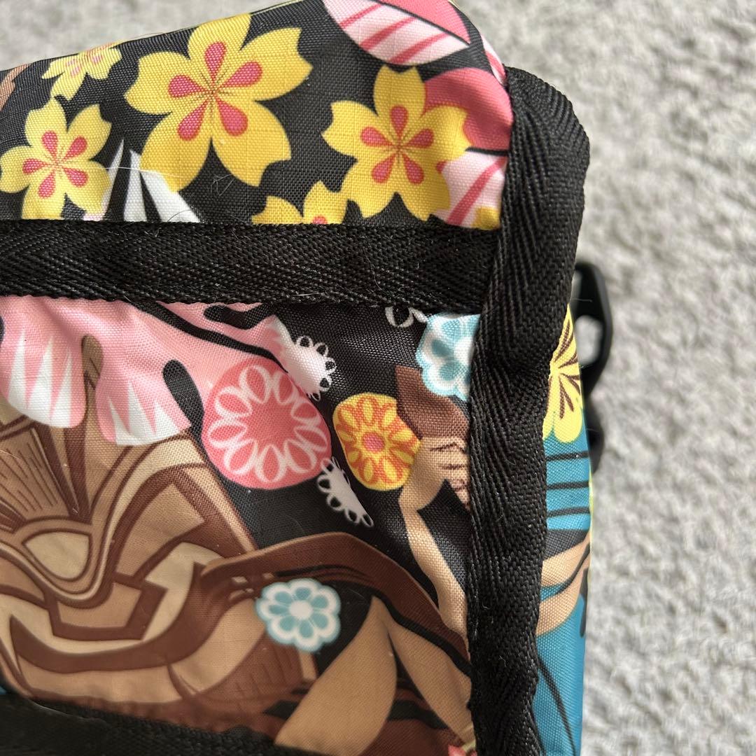 【美品】レスポートサック　ハワイ限定ワヒネフラ柄　ラージウィークエンダー